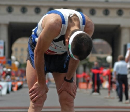 exhausted runner