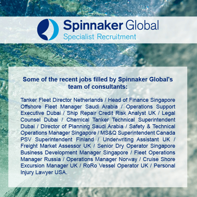 Jobs Spinnaker has recently filled